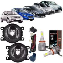 Kit milha peugeot 207 307 c4 logan 07 focus e super led 2d