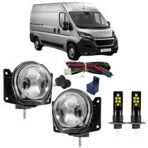 Kit milha peugeot boxer 2005 ate 2016 e super branca led