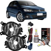 Kit milha vw gol g7 2016 2017 2018 2019 2020 com led