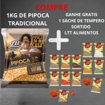 Kit Milho Tradicional Premium 1kg + 1 Sache de Tempero Sortido Kit Milho Tradicional Premium 1kg + 1 Sache de Tempero Sortido