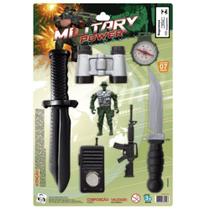 Kit Militar 7 Peças 752 Pica Pau Kit Militar 7 Peças 752 Pica Pau