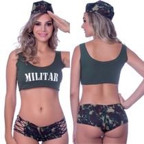 Kit Militar Short Sensual Love