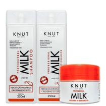Kit Milk Shampoo + Cond + Mascara - Hidratação Profunda Knut