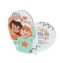 Kit Mimo: 10 Lembrancinhas Coração MDF, Perfeito para o Dia do Amigo