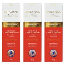 Kit Minancora Antissinais Gel Creme Facial Com 3 Unidades 40g Cada