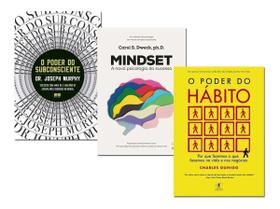 Kit Mindset+ O Poder Do Subconsciente+ O Poder Do Habito