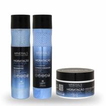 Kit Minerals Terapia - Shampoo Condicionador e Máscara Hidratação Intensa Safira Real - Left