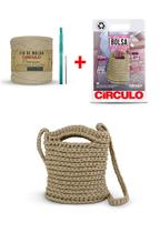 Kit Minha 1ª Bolsa Iniciantes Faça Voce Mesma Circulo COR 2 Kit Minha 1ª Bolsa Iniciantes Faça Voce Mesma Circulo COR 2