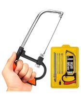 Kit Mini Arco de Serra com 6 Serras Artesanato Hobbies