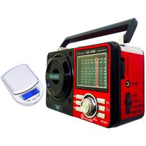 Kit Mini Balança Kapbom Digital E Rádio Retrô Antigo Altomex