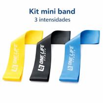 Kit Mini Band 3 intensidade One Life Sports Kit Mini Band 3 intensidade One Life Sports