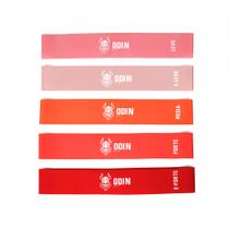 Kit Mini Band com Elástico 5 Intensidades - Odin Fit Kit Mini Band com Elástico 5 Intensidades - Odin Fit