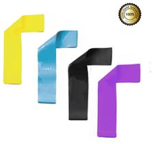 Kit Mini Band Faixas Elásticas Circulares Em Loop 4 Níveis