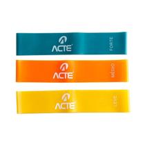 Kit Mini Band T71 Acte Sports - 3 Resistências - c/ 01