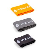 Kit Mini Bands Faixas de Exercícios Vollo Faixas Médio Forte Extra Forte
