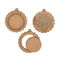 Kit Mini Bastidor e Pingentes - Flor Média