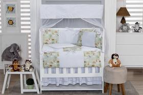 Kit Mini Berço 08 Peças - Safari Verde