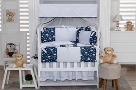 Kit Mini Berço 08 Peças - Soninho Marinho