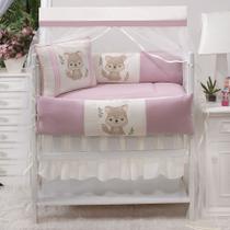 Kit Mini Berço 100% Algodão Menina Menino