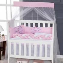 Kit Mini Berço Menina Menino 5 Constelação Rosa Kit Mini Berço Menina Menino 5 Constelação Rosa