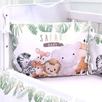 Kit Mini Berço Menino Safari Baby 06 Peças Kit Mini Berço Menino Safari Baby 06 Peças