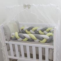 Kit Mini Berço Triângulo Amarelo 7 Peças