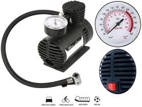 Kit Mini Bomba ar mão elétrica maquina compressor enchedor infla encher pneu Carro Moto Bike pequeno