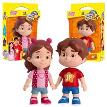 Kit Mini Boneca Maria Clara Boneco JP Original Articulados Em Vinil Baby Brink