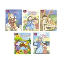 Kit Mini C/ 05 Livros Clássicos Histórias Bíblicas Bíblia Livrinho - Valores Cristãos - Todolivro Kit Mini C/ 05 Livros Clássicos Histórias Bíblicas Bíblia Livrinho - Valores Cristãos - Todolivro