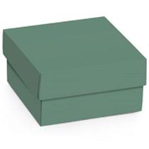 Kit Mini Caixa Quadrada Natural Green G 12x12x4cm - 50 Un