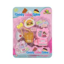 Kit Mini Caixa Registradora Brinquedo Infantil Com Acessórios Mini Mercado Art Brink