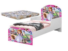 Kit Mini Cama Infantil Princesa Sofia C/ Colchao - LV MOVEIS