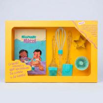 Kit Mini Chef Infantil Mãozinhas na Massa com Livro de Receitas