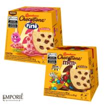 Kit Mini Chocottone Bauducco M&Ms 80g + Fini Beijos 80g - Especial de Natal Combo
