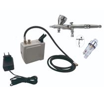 Kit Mini Compressor + Aerógrafo 0,25Mm 9Cc + Mini Filtro Kit Mini Compressor + Aerógrafo 0,25Mm 9Cc + Mini Filtro