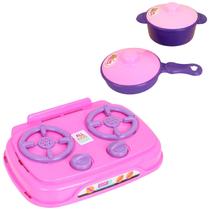 Kit Mini Cooker 3 Peças Brinquedo Infantil Cozinha Zuca Toys