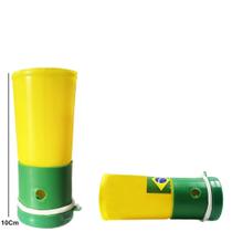 Kit Mini Corneta Assoprar Brasil Com 5 unidades