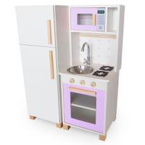 Kit Mini Cozinha Infantil com Geladeira