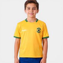 Kit Mini Craque Brasil Infantil - Amarelo e Azul