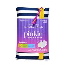 Kit Mini de Absorventes de Algodão Orgânico Pinkie Period Prep