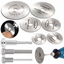 Kit Mini Disco de Corte Serra Circular Rolken Micro Retifica Furadeira Parafusadeira Profissional Universal Para Corte de Madeira Plástico e Alumínio