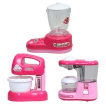 Kit Mini Eletrodomésticos Cozinha Infantil Brinquedo Casinha