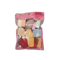 Kit Mini Esponjas Para Maquiagem Girls Secret Com 16 Un