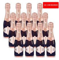 Kit Mini Espumante Chandon Baby Brut Rosé 375ml 24 Unidades Kit Mini Espumante Chandon Baby Brut Rosé 375ml 24 Unidades