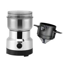 Kit Mini Filtro Coador Reutilizável + Moedor Elétrico Café