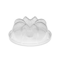 Kit mini forma c/tampa descartável 120ml c/50 un - plastilânia