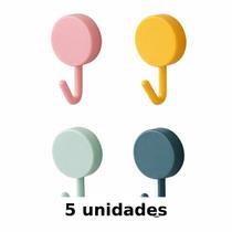 Kit Mini Gancho Adesivo De Parede Dupla Face Suporte Chaves Cabideiro - Kit Mini Gancho Adesivo De Parede Dupla Face Suporte Chaves Cabideiro -