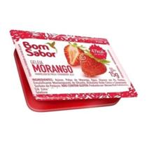 Kit Mini Geleia Sabor Morango 15g Bom Sabor - 20 unidades