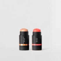 Kit Mini Iluminador em Bastão + Mini Blush em Bastão Coral (2 Produtos)