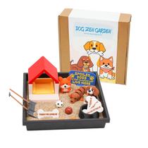 Kit Mini Jardim Zen Terapia com Areia Caddy Tian Zhun para Amantes de Cachorros Kit Mini Jardim Zen Terapia com Areia Caddy Tian Zhun para Amantes de Cachorros